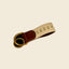 Needlepoint Key Fob -- DECOY text -- detail view