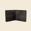 Waxed Cotton Bi-Fold Wallet -- detail view