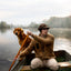 duck hunting cardigan sweater and jones hat