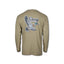 Long sleeve duck hunting t-shirt featuring a flying mallard drake duck by DECOY