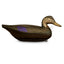 antique black duck decoy