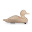 blank wooden diver duck decoy 