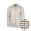 Lighthouse Oxford Shirt – Cape Lookout pattern in multicolor grid check, inspired by NC coast.