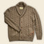 cable knit seawool cardigan