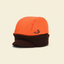 Blaze Orange Jeep Hat with insulated polyester upper, acrylic knit lower, and moldable short bill