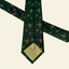 DECOY Mallard Necktie detail view showing mallard duck pattern on silk