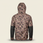 Core Sound Shell Weight Jacket FrogSkin Camo back view with full-zip closure