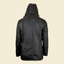 Knotts Island Waxed Sportsman's Jacket with removable hood secured by brass snaps