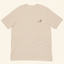 DECOY Canvasback T-Shirt soft cream colorway front view with DECOY duck logo on cream background
