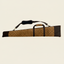 DECOY Wingshooter's Waxed Floating Case front view with quilted waxed canvas and leather trim