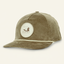 DECOY Corduroy Rope Hat salt marsh green colorway with round DECOY patch on cream background