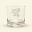 DECOY Mallard 10.5 oz American-made whiskey rocks glass back