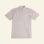 DECOY Beaufort Performance Polo Carrot Island colorway front view on cream background