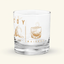 DECOY Elements 10.5 oz American-made whiskey rocks glass left