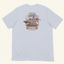 DECOY Sprig T-Shirt light blue colorway rear view with Sprig duck graphic on cream background