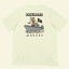 DECOY x Privateer T-Shirt citron colorway rear view on cream background