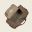 DECOY Waxed Canvas Duffle Bag front view showing main zipper compartment