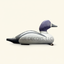 antique Barrow's goldeneye drake decoy