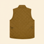 Men's South Creek Quilted Vest back view with polyester outer shell and quilted insulation