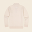 Women's Tryon Quilted Henley back view in Antique White quilted cotton