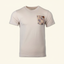 DECOY FrogSkin Camo Pocket T-Shirt natural colorway front view on cream background