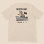 DECOY x Privateer T-Shirt soft cream colorway rear view on warm cream background