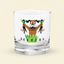 Nintendo Duck Hunt DECOY whiskey rocks glass front