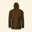 Knotts Island Waxed Sportsman's Jacket Tobacco back view with ActionBACK gussets and waxed cotton field coat construction
