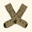 DECOY Icon Socks tan colorway on cream background