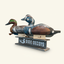 Heritage Series wooden diver duck decoy collection display