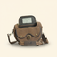 Gentleman's Ditty Bag side view with removable leather shoulder strap