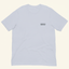 DECOY x Privateer T-Shirt light blue colorway front view on cream background