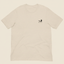 DECOY Greenhead T-Shirt heather dust colorway front view with DECOY duck logo on warm cream background