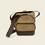 DECOY Waxed Canvas Blind Bag side view with waxed canvas body and leather trim