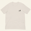 DECOY Redhead Decoy T-Shirt heather dust colorway front view with DECOY duck logo on cream background