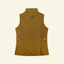 Women's South Creek Quilted Vest back view with swept side vents at the hips