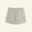 DECOY Tidal Shorts tan colorway rear view on cream background