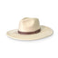 ladies cream felt fedora hat