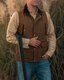men's waxed quilted vest